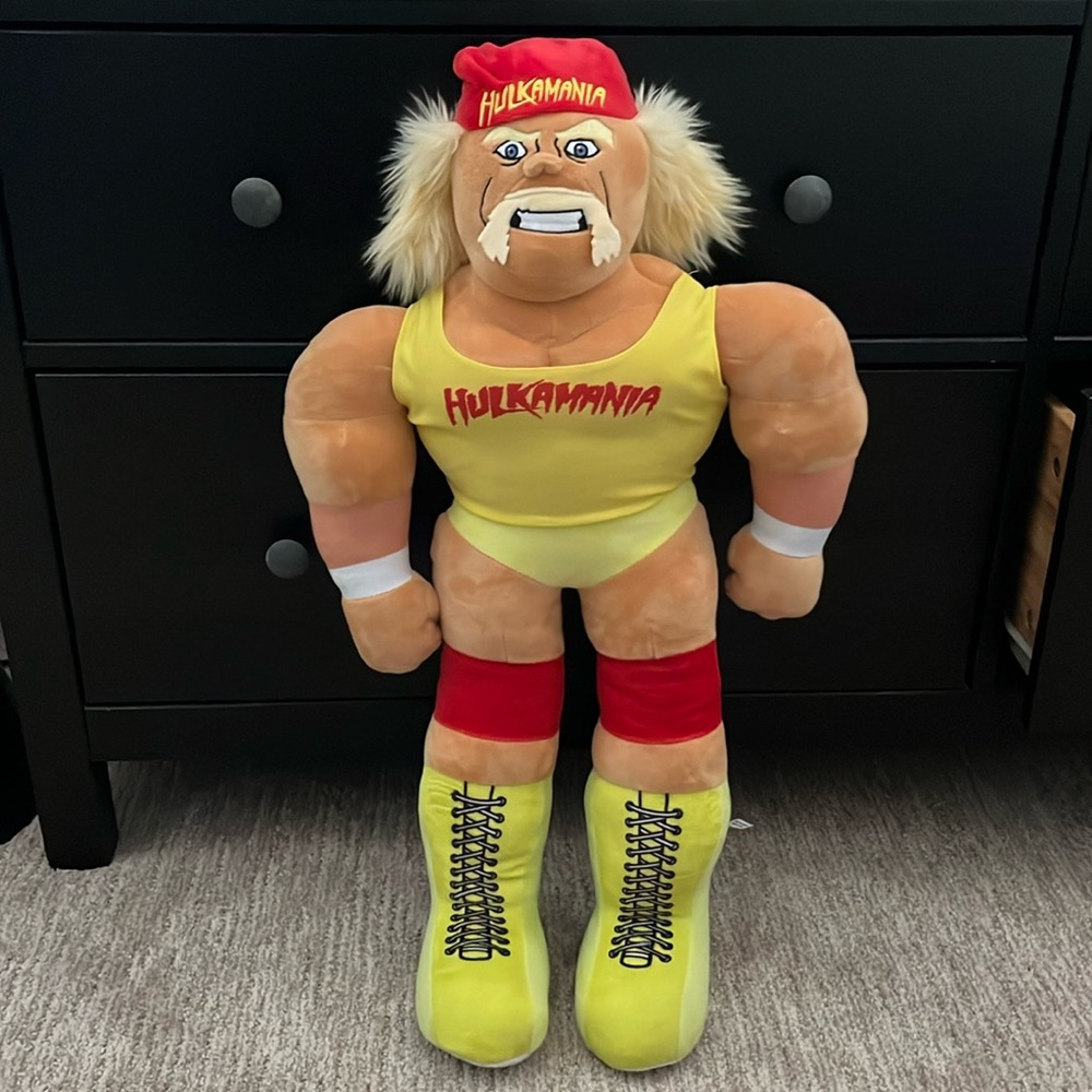 WWE WWF Exclusive Vintage Style Plush Plushy Buddies "Hulk Hogan" 24 inches tall